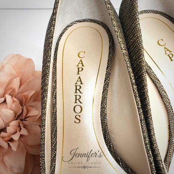 Caparros Women's NEW Willamena Peep Toe Heels NEW! Size 7.5B - Picture 8 of 13